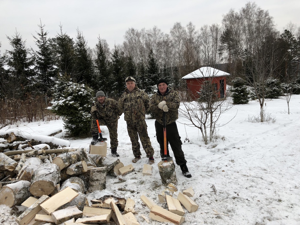 заготовка дров на зиму